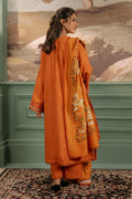 Zellbury | Unstitched 3 Piece Khaddar | Embroidered Shirt Shalwar Dupatta - 0413 - House Of Zarish