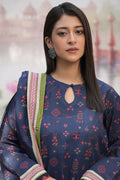 Zellbury | Unstitched 3 Piece Khaddar | Embroidered Shirt Shalwar Dupatta - 0478 - House Of Zarish