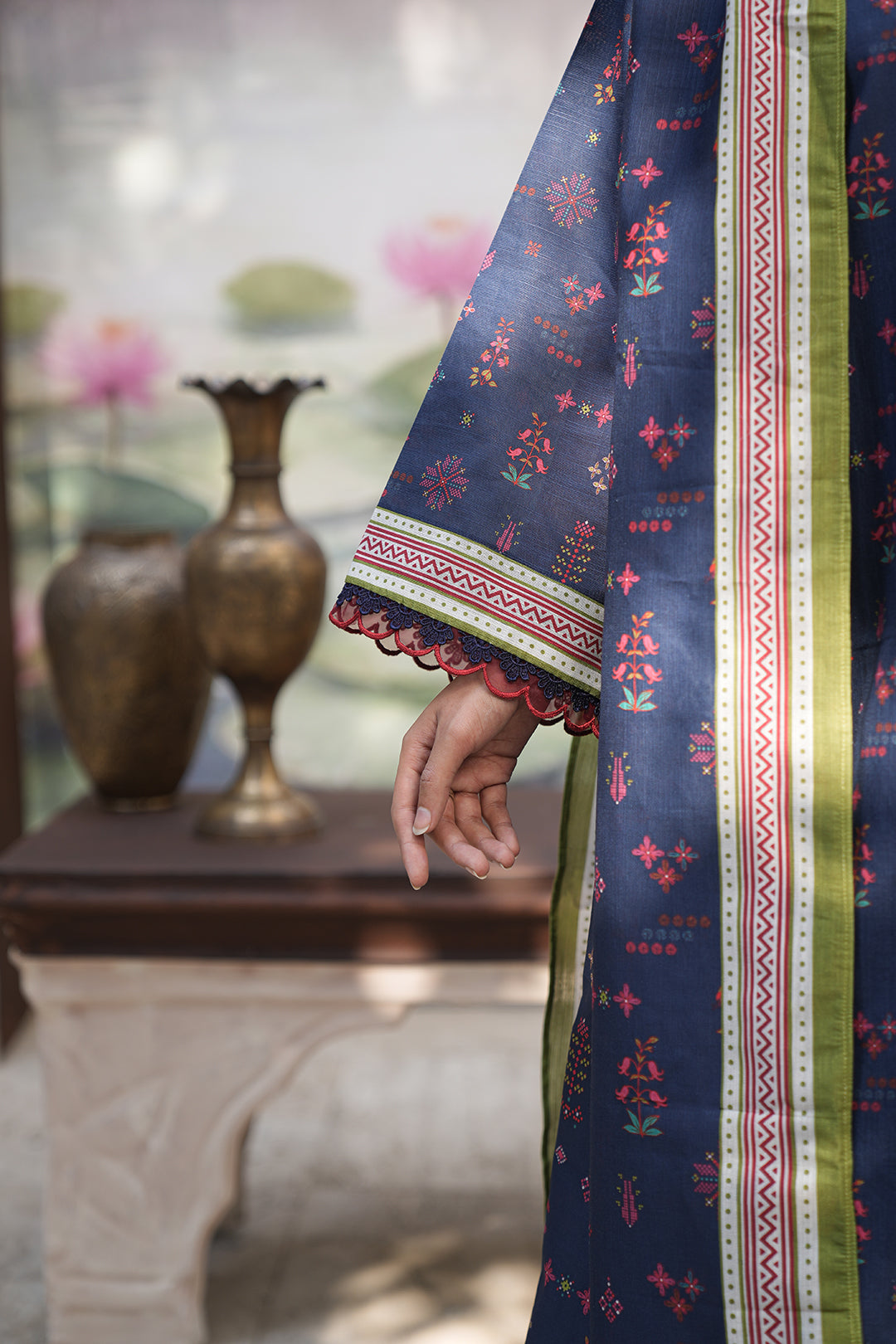 Zellbury | Unstitched 3 Piece Khaddar | Embroidered Shirt Shalwar Dupatta - 0478 - House Of Zarish