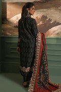 Zellbury | Unstitched 3 Piece Khaddar | Embroidered Shirt Shalwar Dupatta - 0480 - Libasekhas