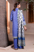 Zellbury | Unstitched 3 Piece Khaddar | Embroidered Shirt Shalwar Dupatta - 0589 - Libasekhas