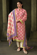 Zellbury | Unstitched 2 Piece Khaddar | Shirt Dupatta - 0160 - House Of Zarish
