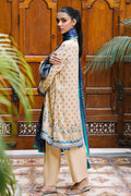 Zellbury | Unstitched 2 Piece Viscose | Shirt Dupatta - 0161 - House Of Zarish
