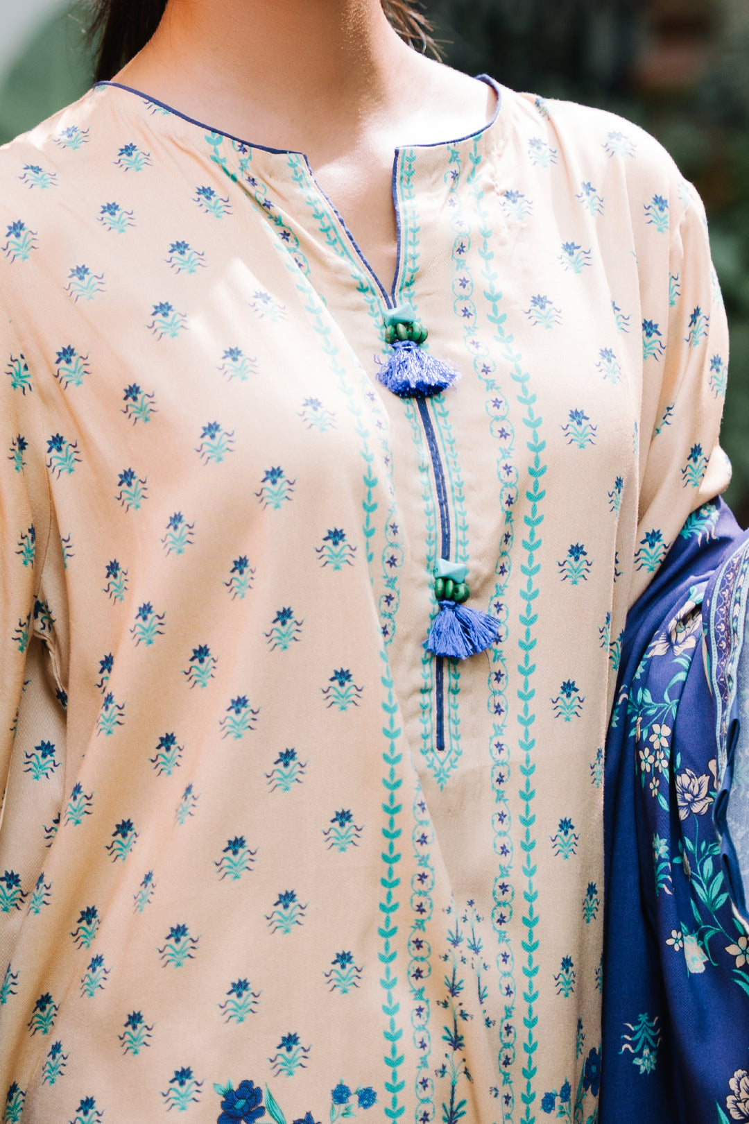 Zellbury | Unstitched 2 Piece Viscose | Shirt Dupatta - 0161 - House Of Zarish