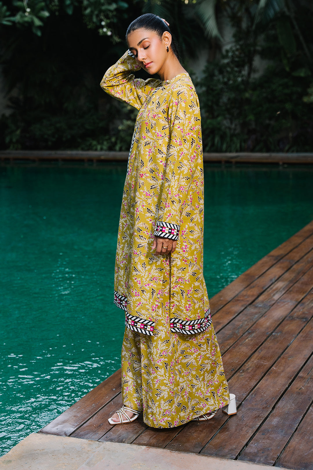 Zellbury | Unstitched 2 Piece Khaddar | Shirt Shalwar - 0164 - Libasekhas