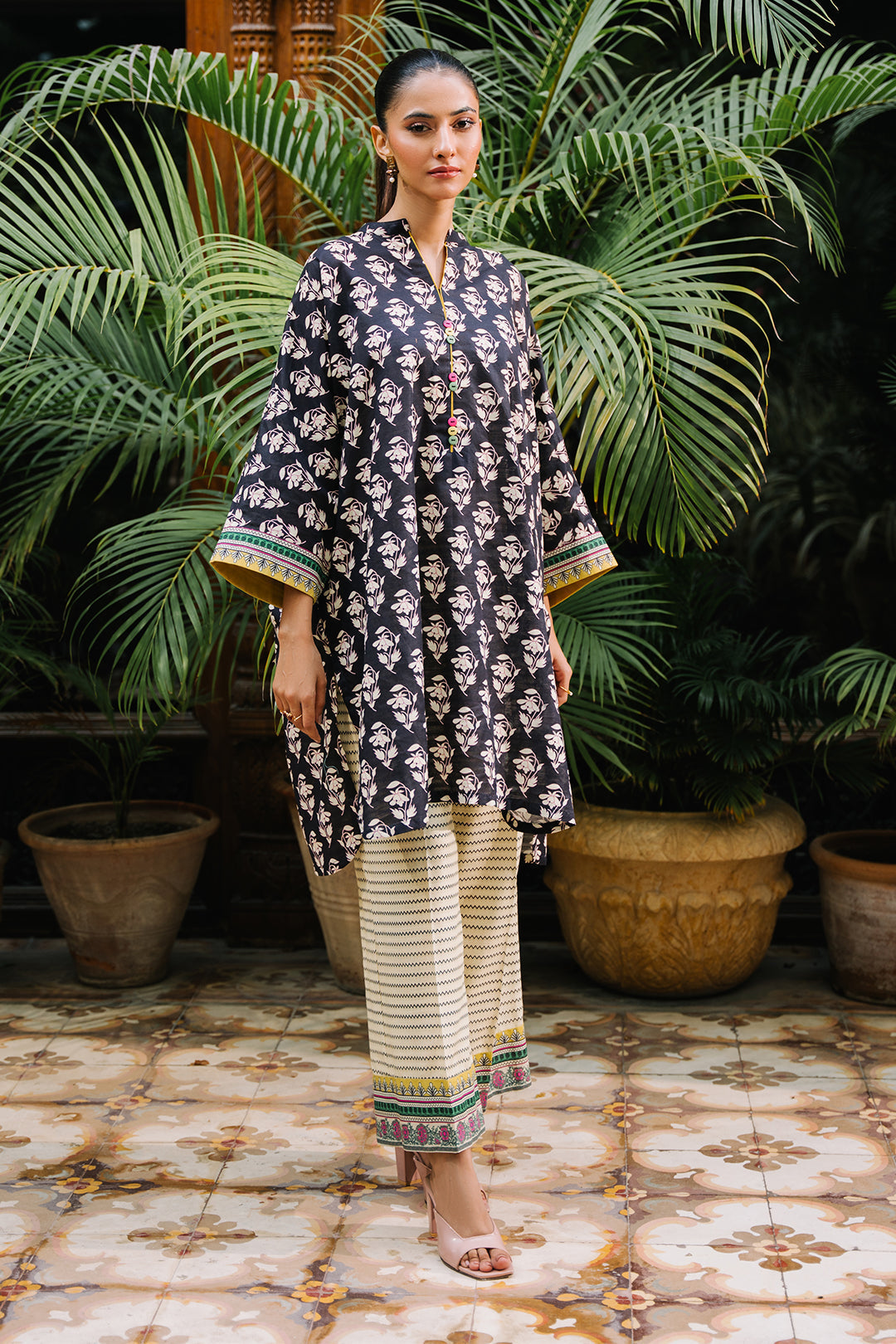 Zellbury | Unstitched 2 Piece Khaddar | Shirt Shalwar - 0166 - House Of Zarish