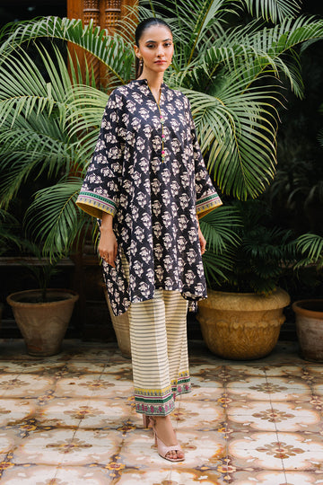 Zellbury | Unstitched 2 Piece Khaddar | Shirt Shalwar - 0166 - Libasekhas