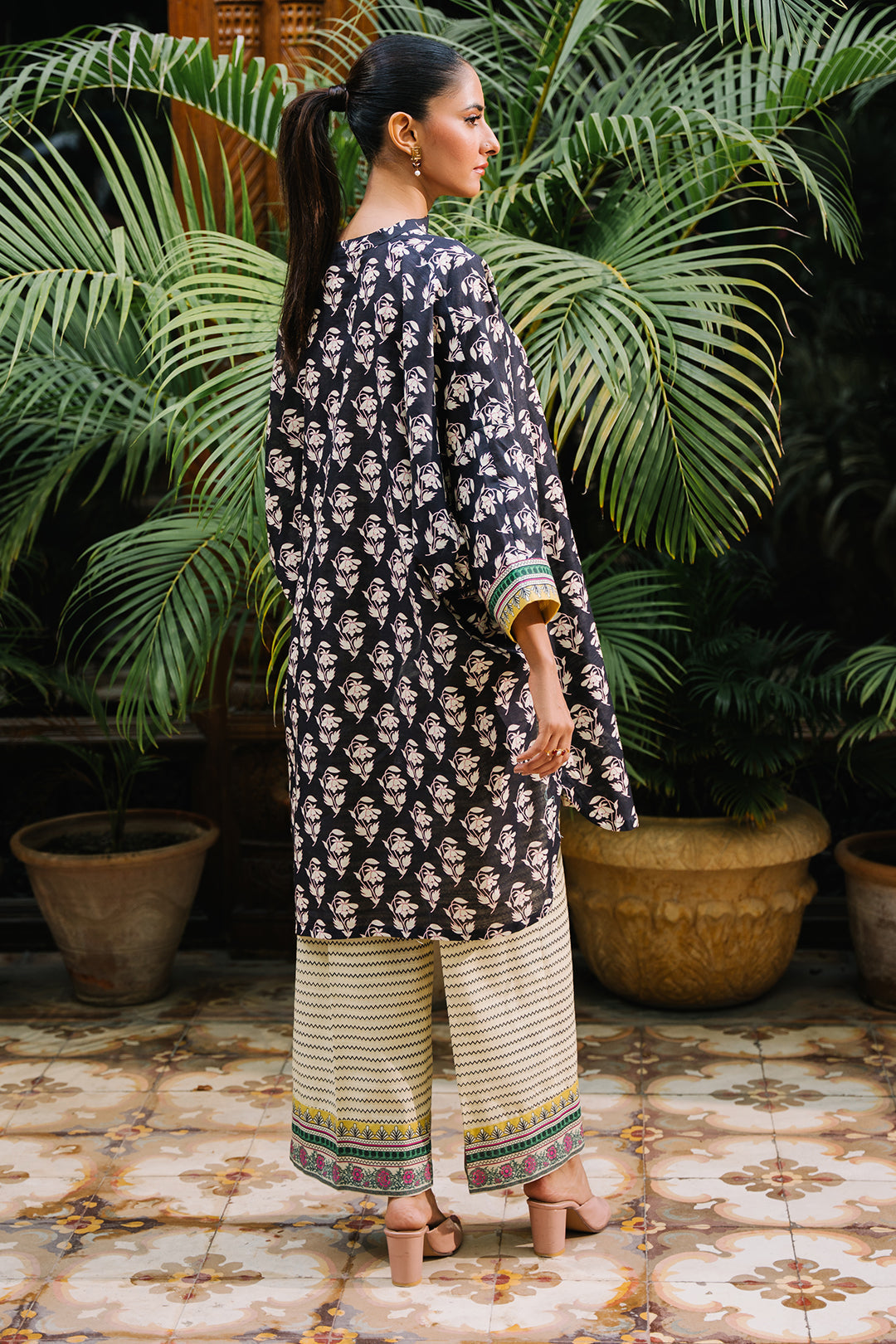 Zellbury | Unstitched 2 Piece Khaddar | Shirt Shalwar - 0166 - Libasekhas