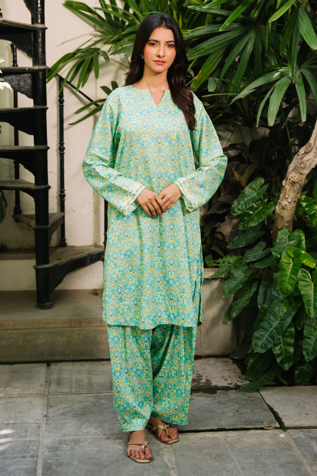 Zellbury | Unstitched 2 Piece Viscose | Shirt Shalwar - 0170 - House Of Zarish