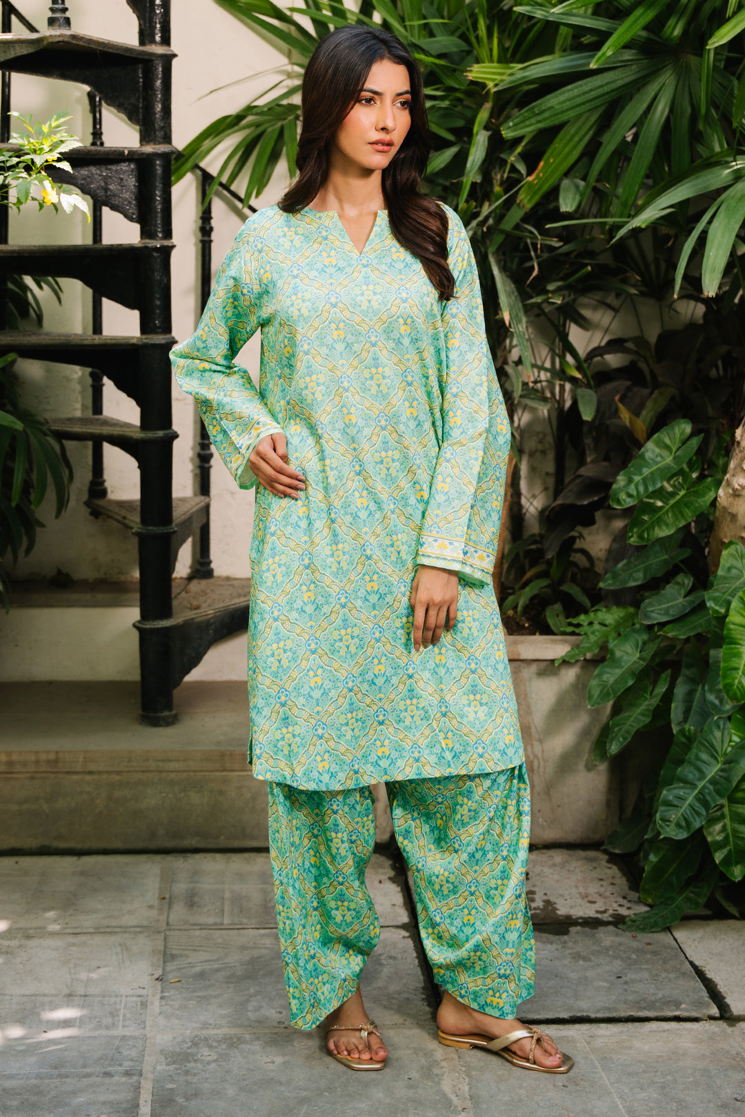 Zellbury | Unstitched 2 Piece Viscose | Shirt Shalwar - 0170 - House Of Zarish