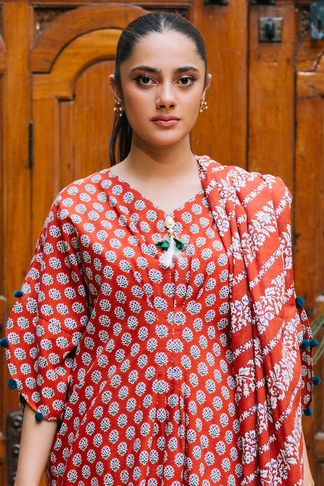 Zellbury | Unstitched 2 Piece Khaddar | Shirt Dupatta - 0250 - House Of Zarish