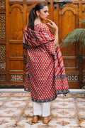 Zellbury | Unstitched 2 Piece Khaddar | Shirt Dupatta - 0250 - House Of Zarish