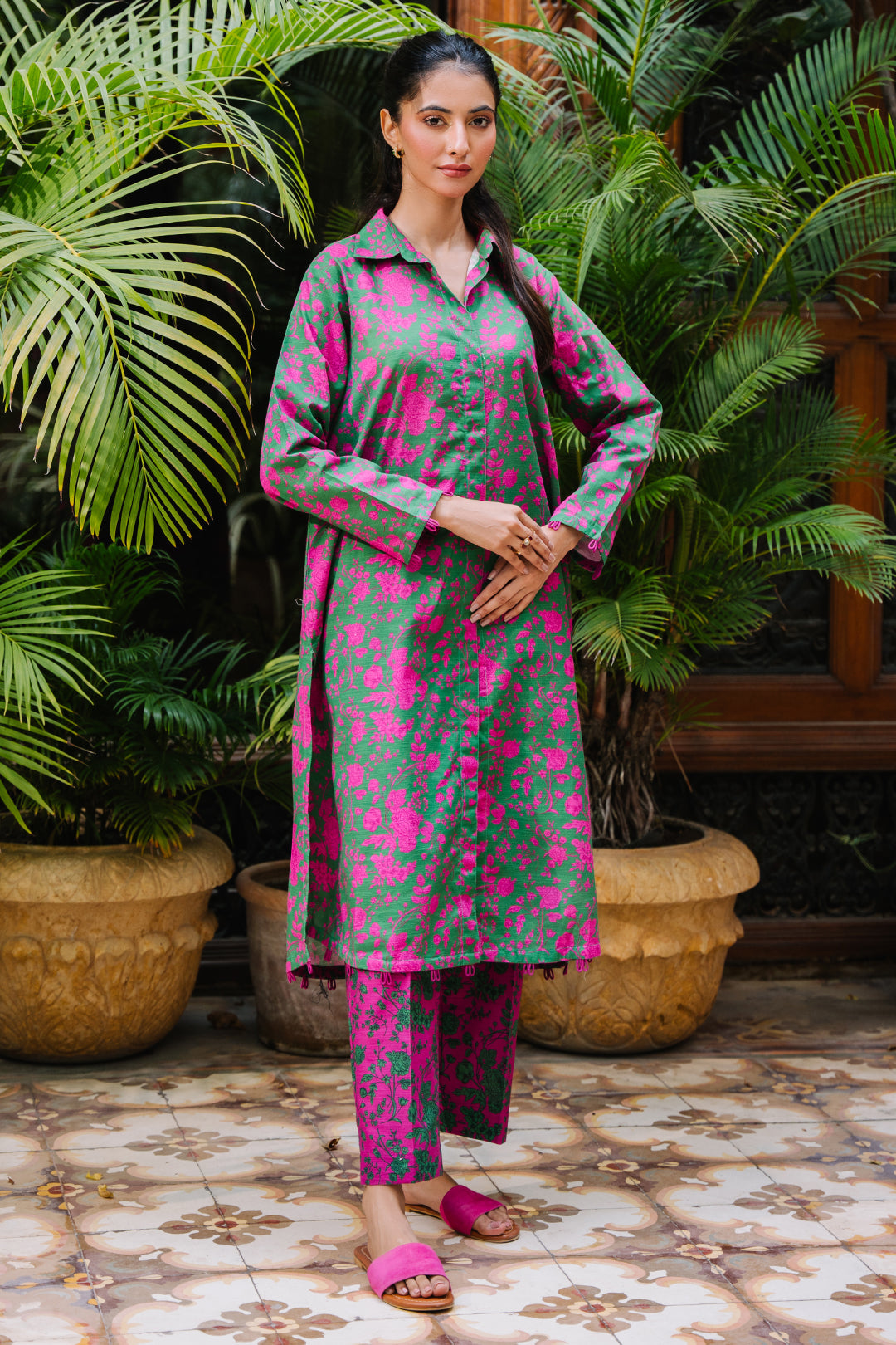 Zellbury | Unstitched 2 Piece Khaddar | Shirt Shalwar - 0258 - House Of Zarish