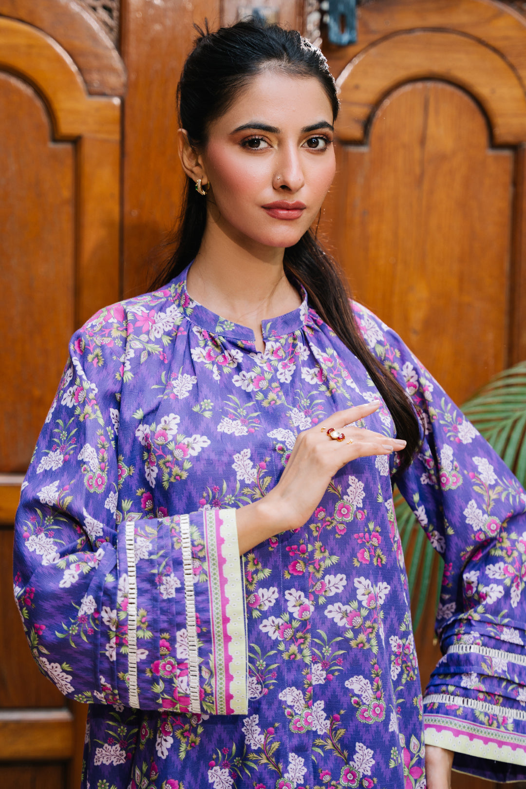 Zellbury | Unstitched 2 Piece Khaddar | Shirt Shalwar - 0259 - House Of Zarish