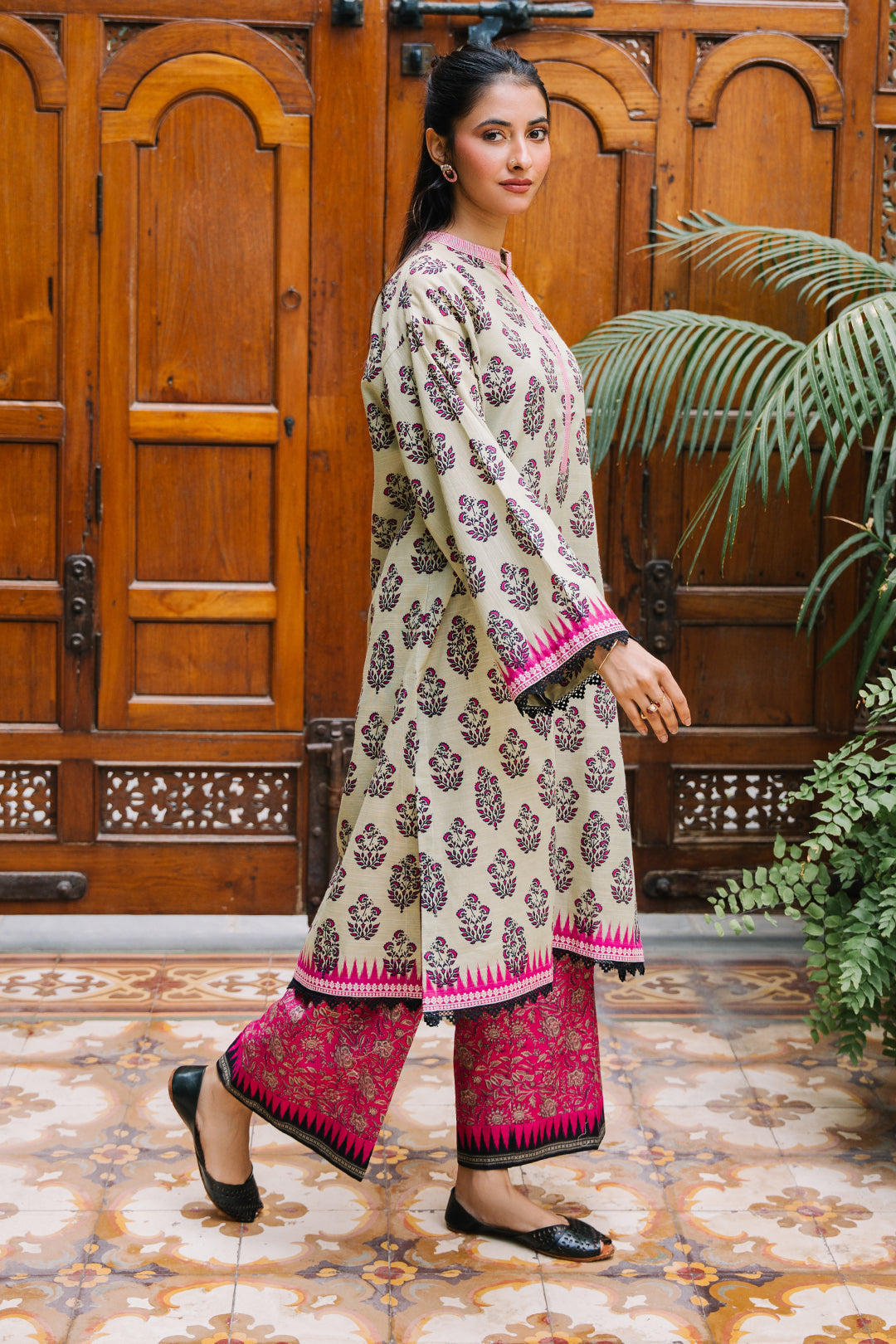 Zellbury | Unstitched 2 Piece Khaddar | Shirt Shalwar - 0260 - House Of Zarish