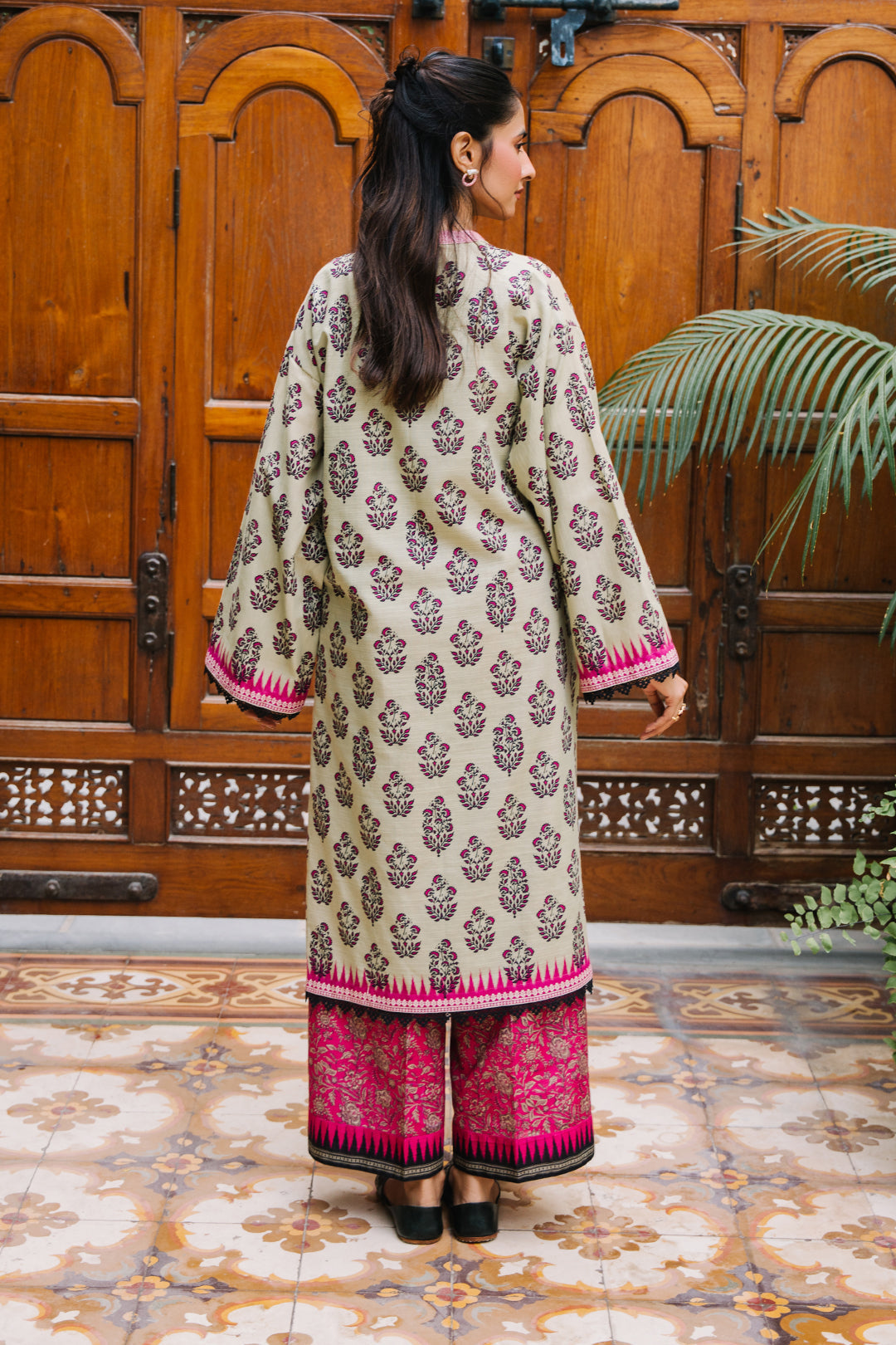 Zellbury | Unstitched 2 Piece Khaddar | Shirt Shalwar - 0260 - Libasekhas