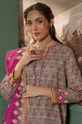 Zellbury | Unstitched 2 Piece Khaddar | Shirt Dupatta - 0332 - House Of Zarish