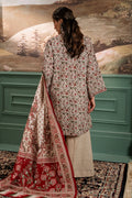 Zellbury | Unstitched 2 Piece Khaddar | Shirt Dupatta - 0334 - House Of Zarish