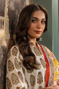 Zellbury | Unstitched 2 Piece Khaddar | Shirt Dupatta - 0336 - House Of Zarish