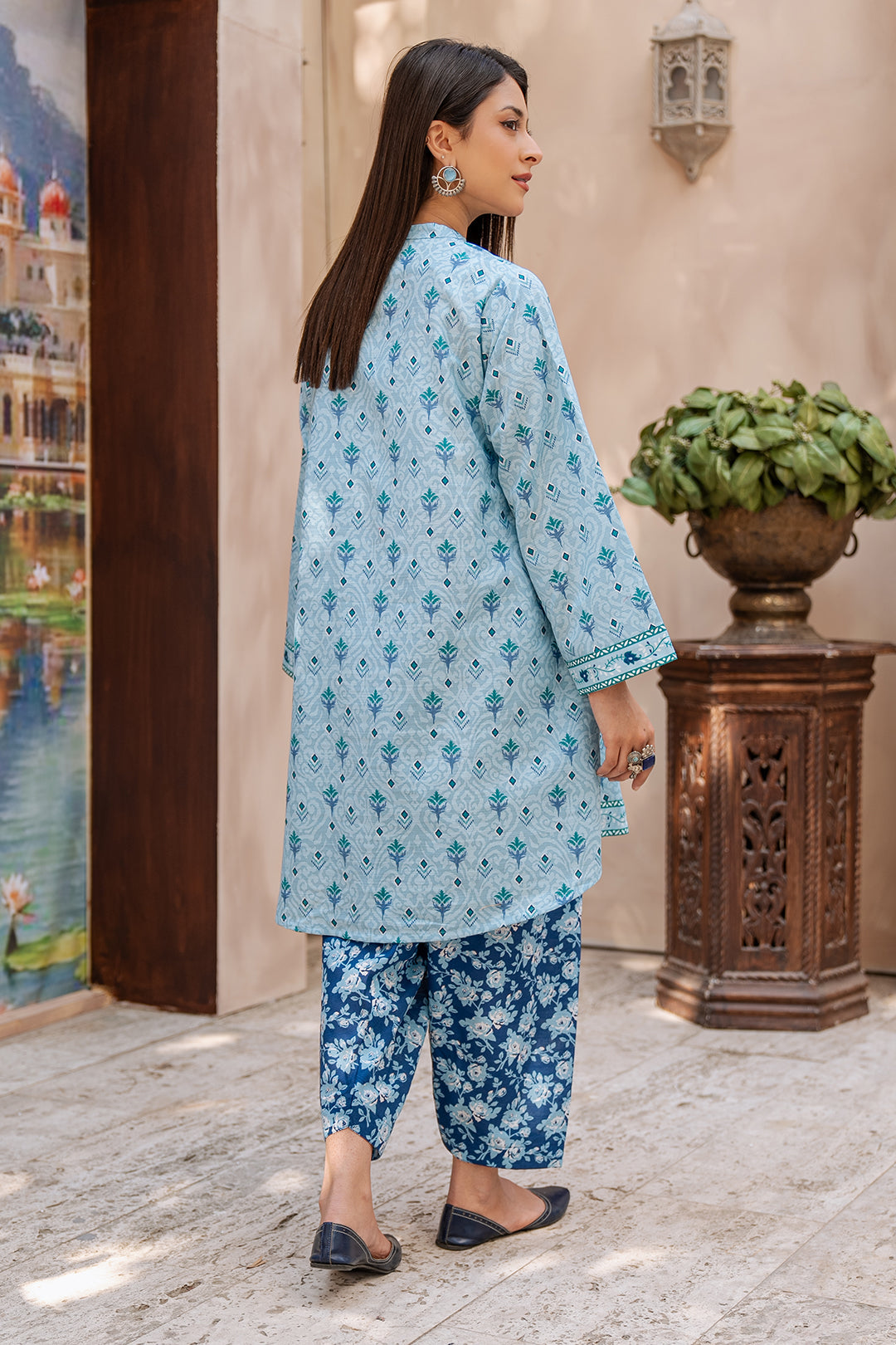 Zellbury | Unstitched 2 Piece Khaddar | Shirt Shalwar - 0337 - House Of Zarish