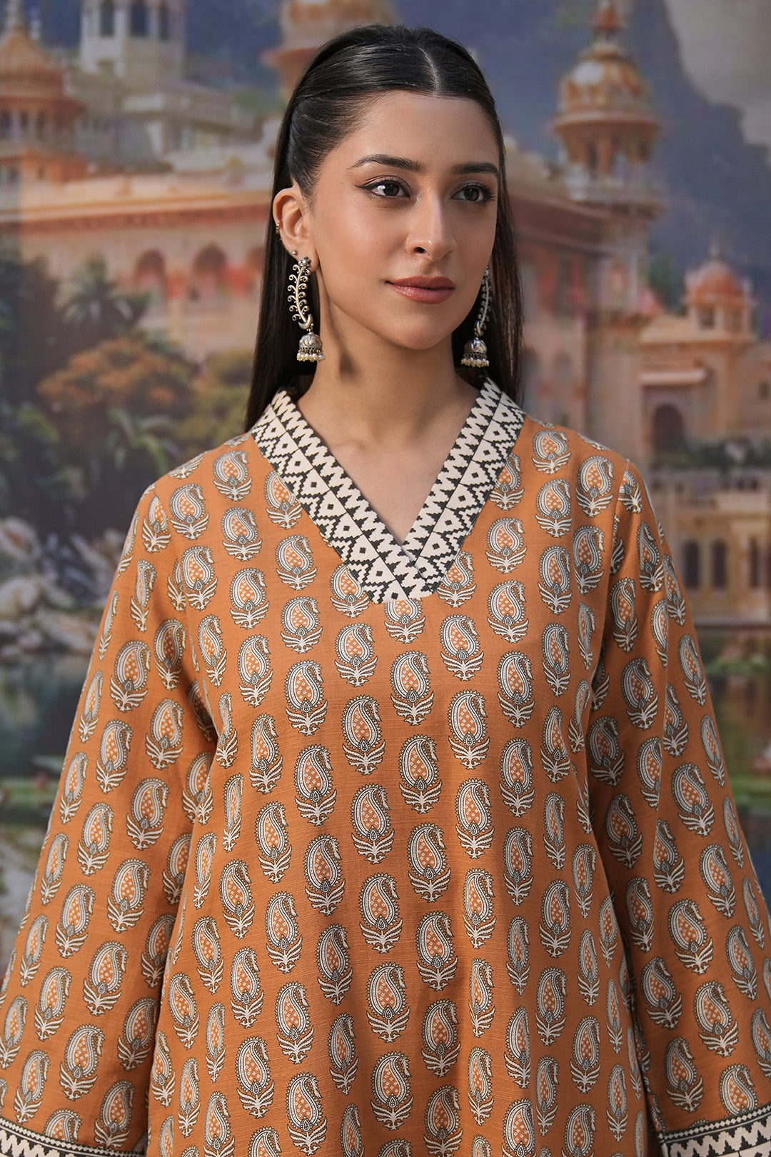 Zellbury | Unstitched 2 Piece Khaddar | Shirt Shalwar - 0339 - Libasekhas
