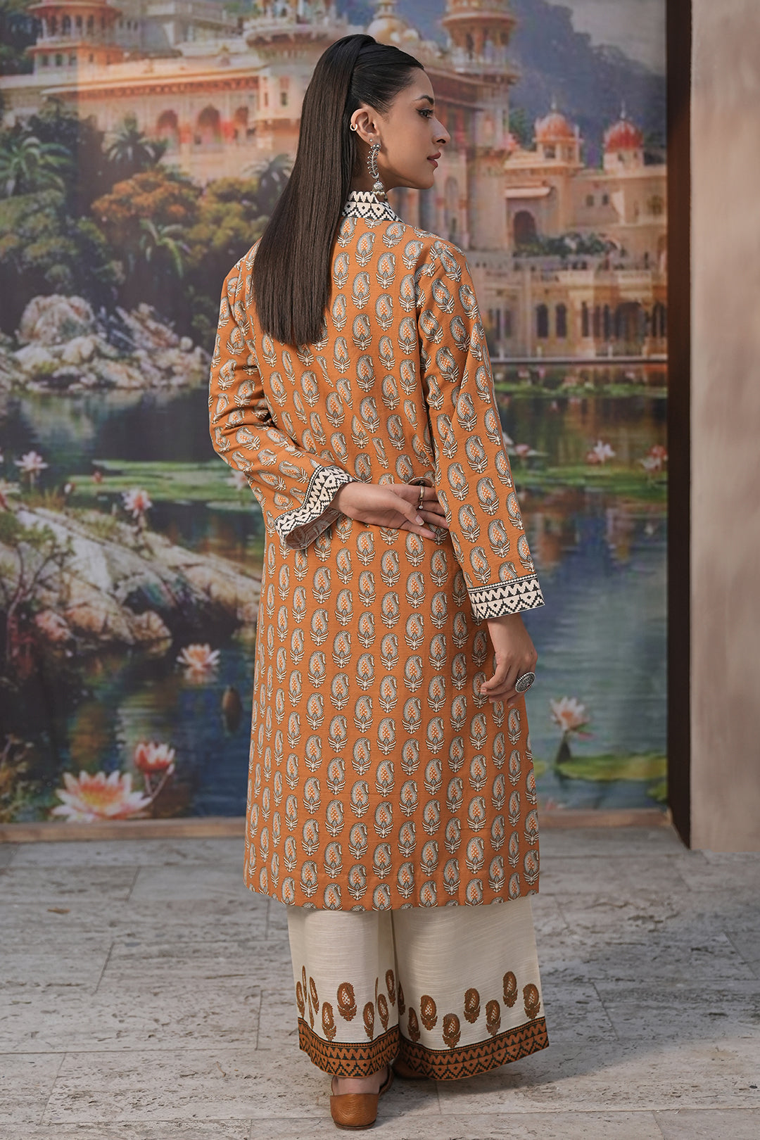 Zellbury | Unstitched 2 Piece Khaddar | Shirt Shalwar - 0339 - House Of Zarish