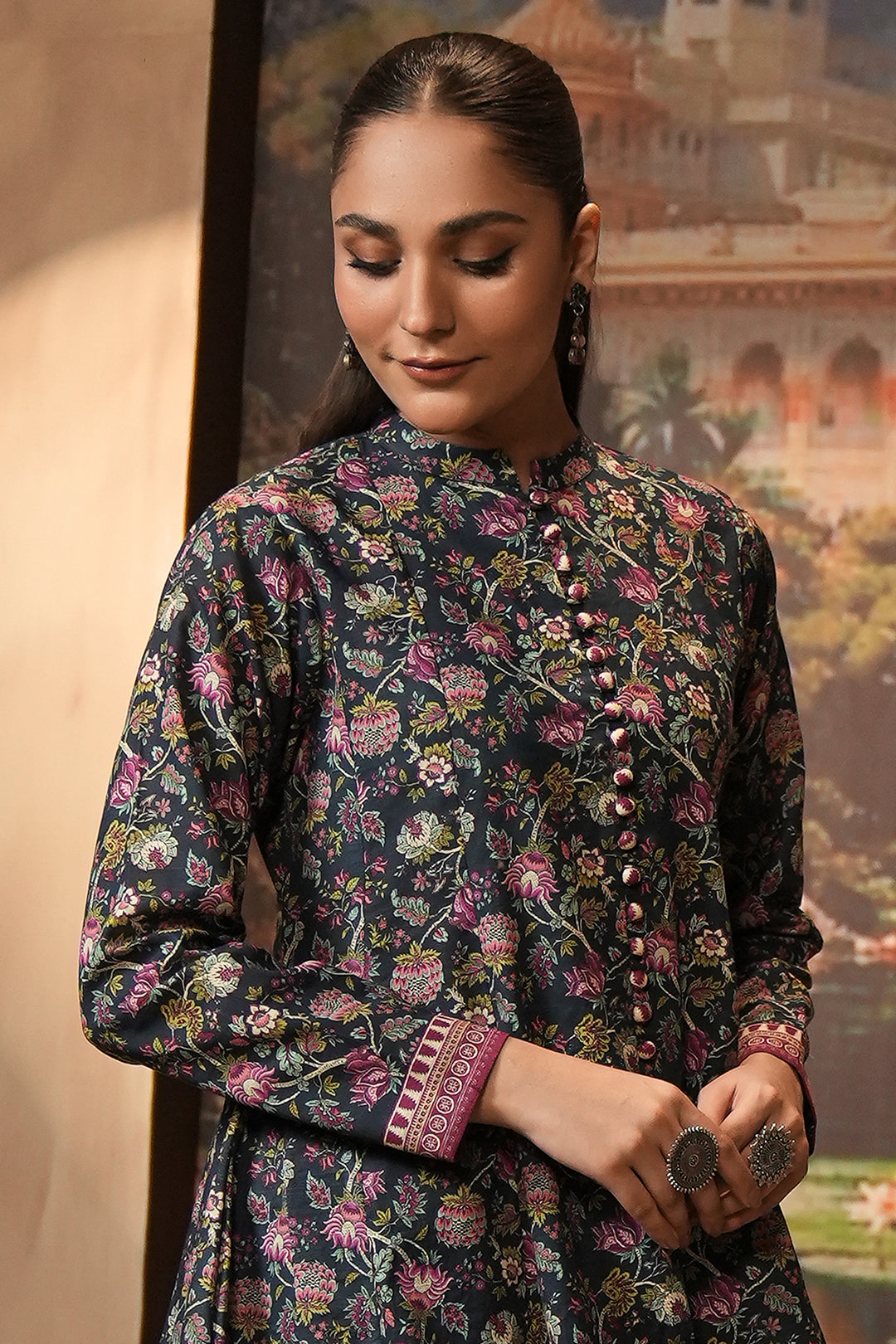 Zellbury | Unstitched 2 Piece Khaddar | Shirt Shalwar - 0345 - House Of Zarish