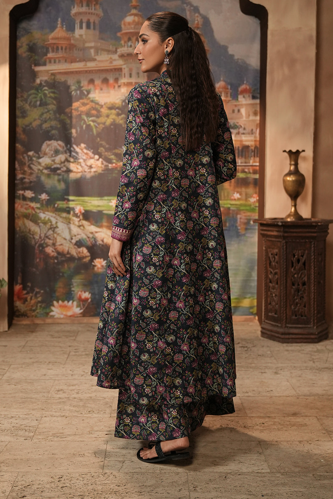Zellbury | Unstitched 2 Piece Khaddar | Shirt Shalwar - 0345 - House Of Zarish