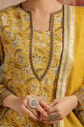 Zellbury | Unstitched 2 Piece Khaddar | Shirt Dupatta - 0424 - House Of Zarish