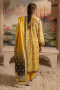 Zellbury | Unstitched 2 Piece Khaddar | Shirt Dupatta - 0424 - Libasekhas