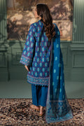 Zellbury | Unstitched 2 Piece Khaddar | Shirt Dupatta - 0425 - House Of Zarish