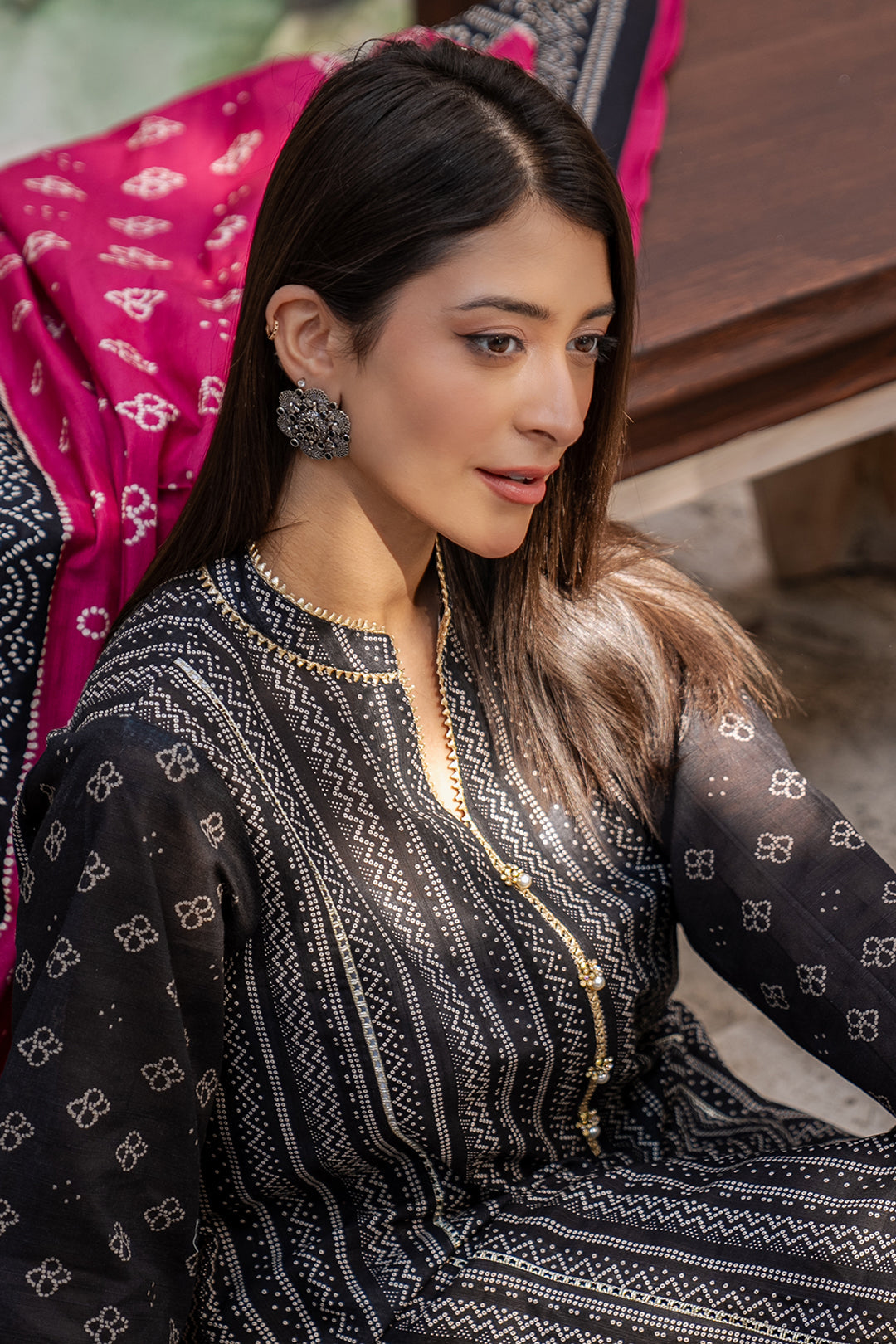 Zellbury | Unstitched 2 Piece Khaddar | Shirt Dupatta - 0428 - House Of Zarish