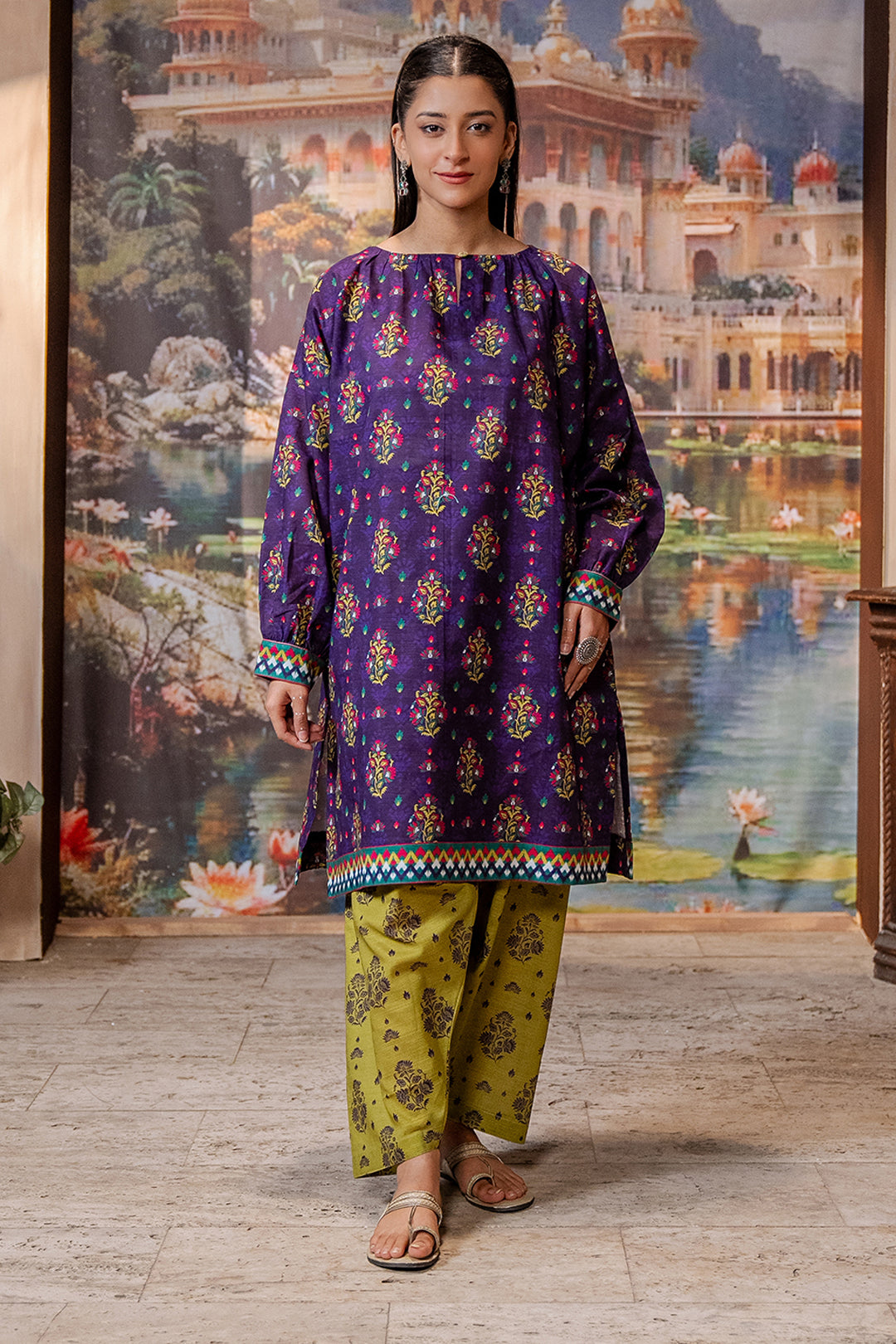Zellbury | Unstitched 2 Piece Khaddar | Shirt Shalwar - 0429 - House Of Zarish