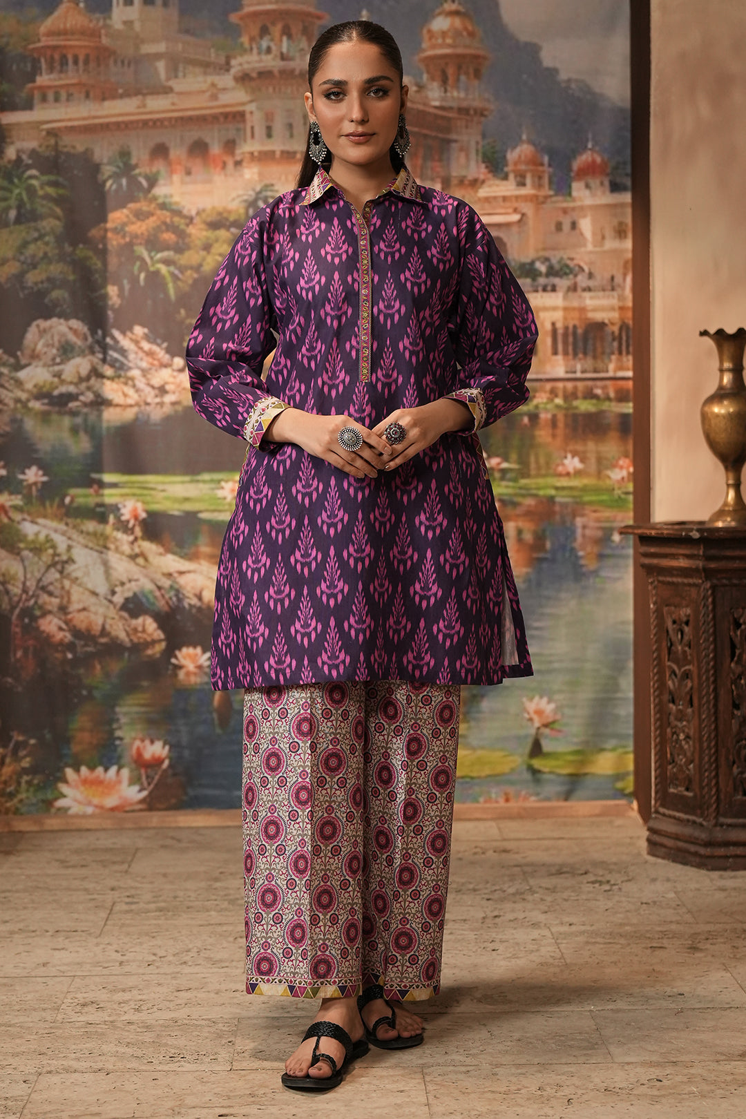 Zellbury | Unstitched 2 Piece Khaddar | Shirt Shalwar - 0431 - House Of Zarish