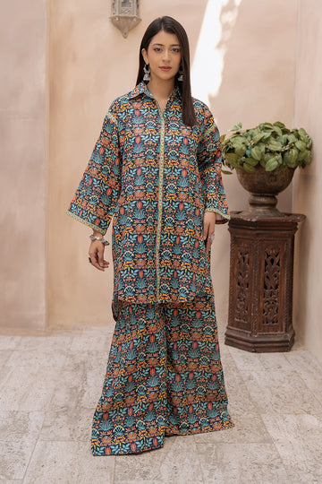 Zellbury | Unstitched 2 Piece Khaddar | Shirt Shalwar - 0433 - Libasekhas