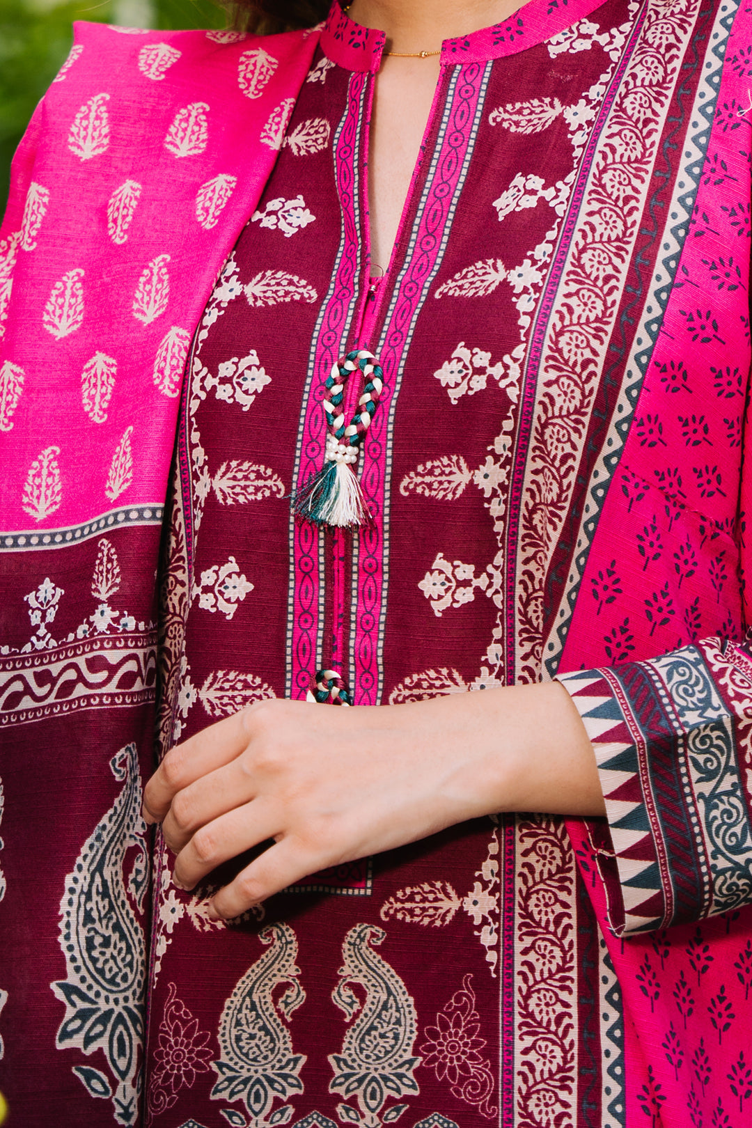 Zellbury | Unstitched 3 Piece Khaddar | Shirt Shalwar Dupatta - 0184 - House Of Zarish