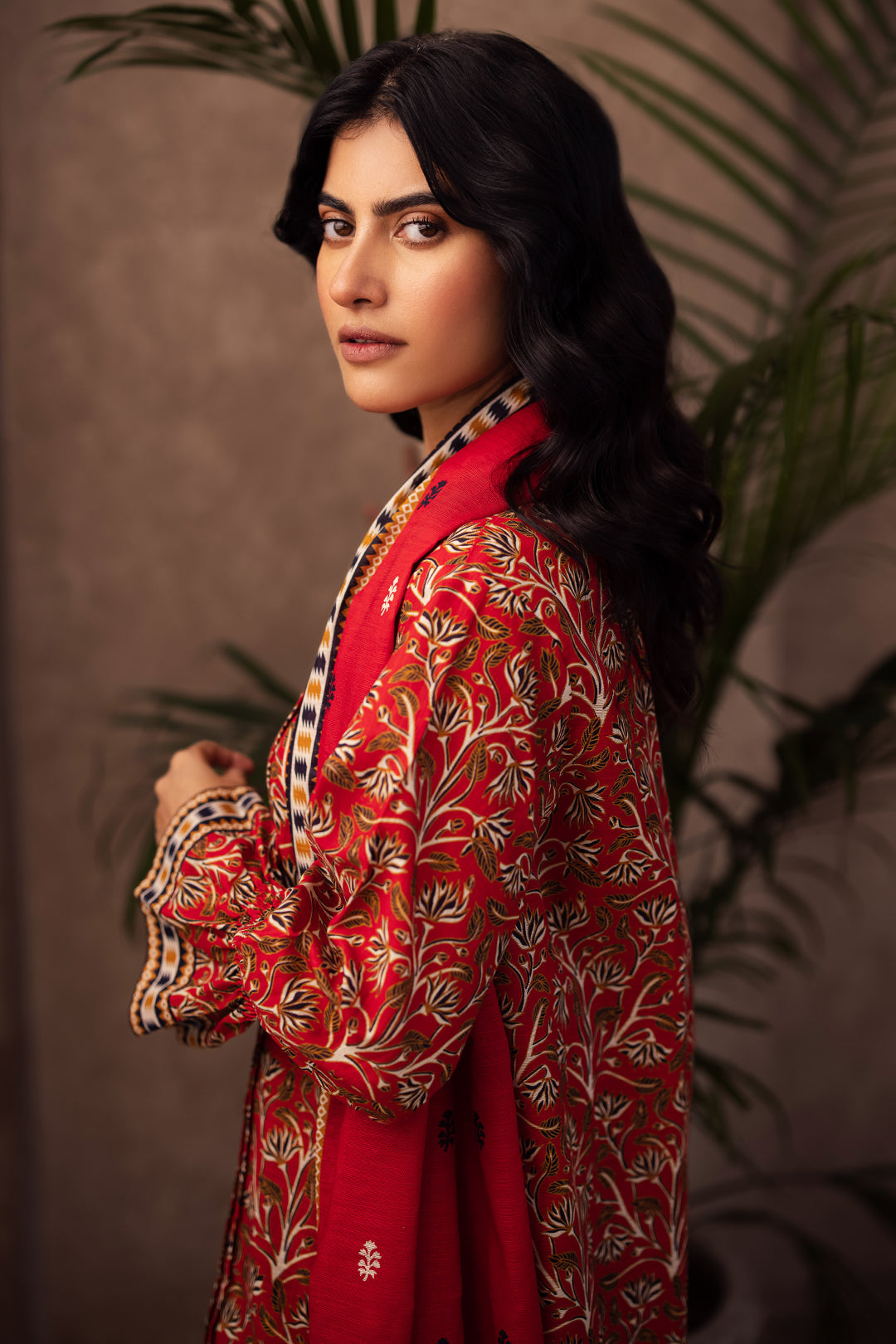 Zellbury | Unstitched 3 Piece Khaddar | Shirt Shalwar Dupatta - 0189 - House Of Zarish