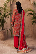 Zellbury | Unstitched 3 Piece Khaddar | Shirt Shalwar Dupatta - 0189 - House Of Zarish