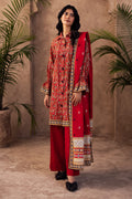 Zellbury | Unstitched 3 Piece Khaddar | Shirt Shalwar Dupatta - 0189 - House Of Zarish