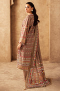 Zellbury | Unstitched 3 Piece Khaddar | Shirt Shalwar Dupatta - 0190 - House Of Zarish