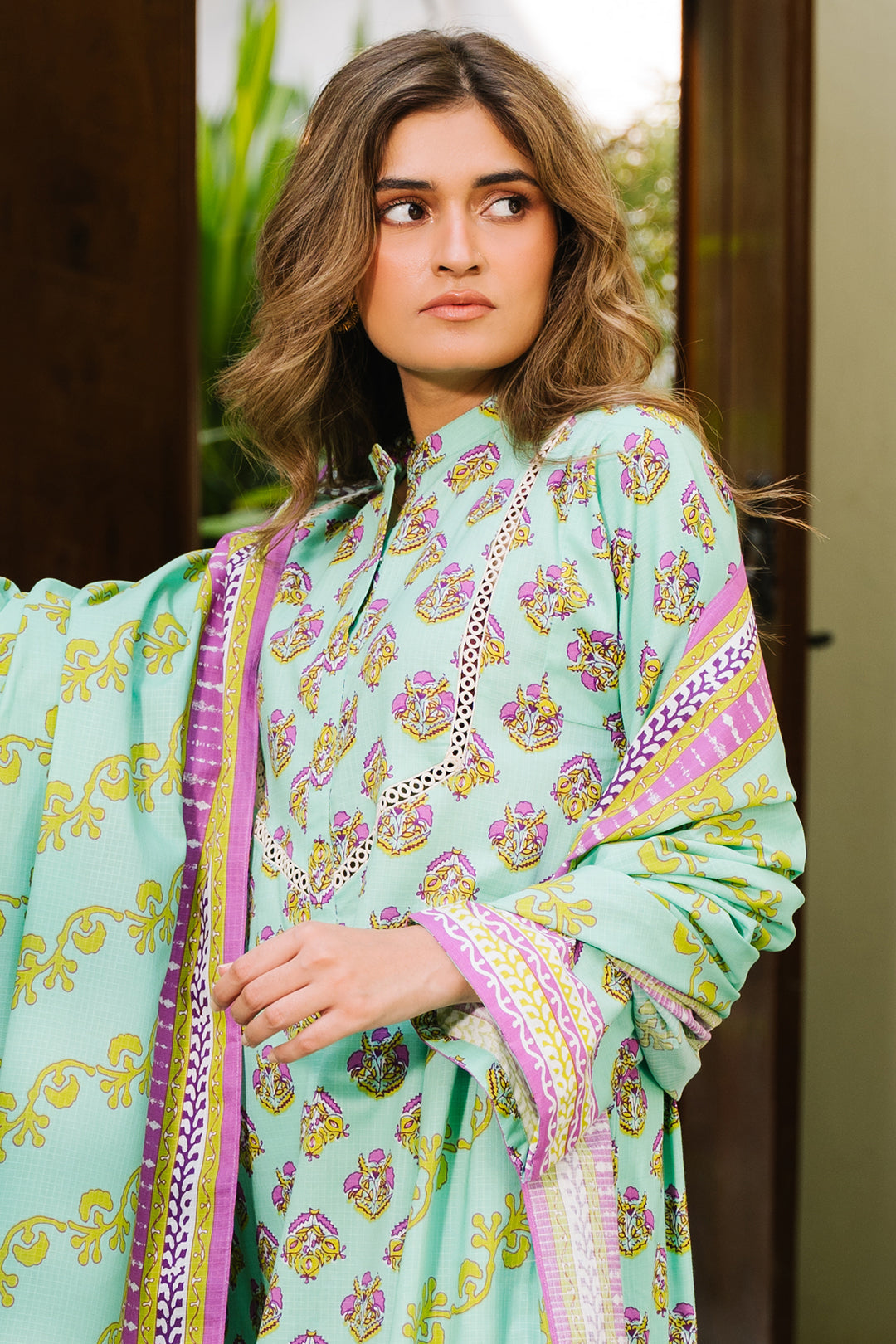 Zellbury | Unstitched 3 Piece Khaddar | Shirt Shalwar Dupatta - 0192 - House Of Zarish