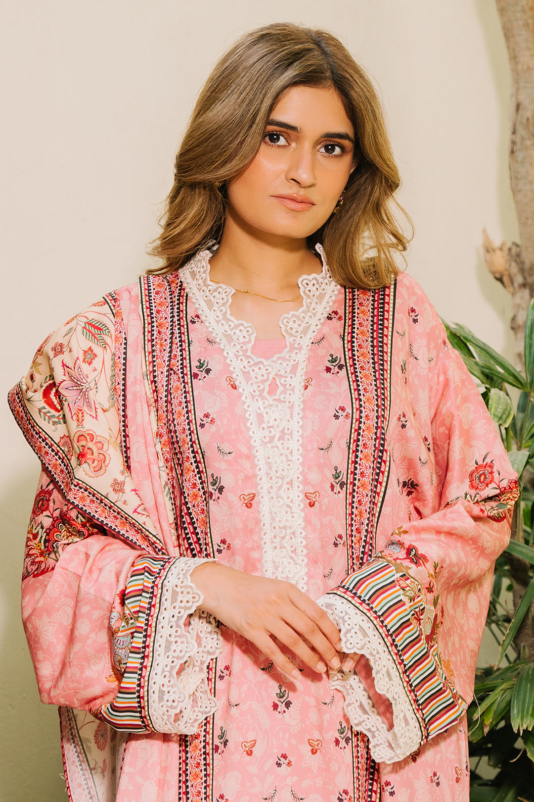 Zellbury | Unstitched 3 Piece Viscose | Shirt Shalwar Dupatta - 0199 - House Of Zarish