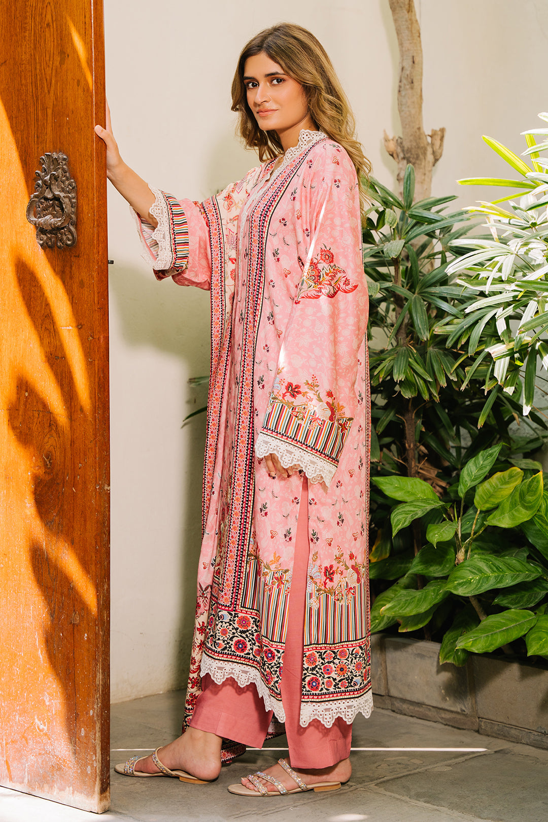 Zellbury | Unstitched 3 Piece Viscose | Shirt Shalwar Dupatta - 0199 - House Of Zarish