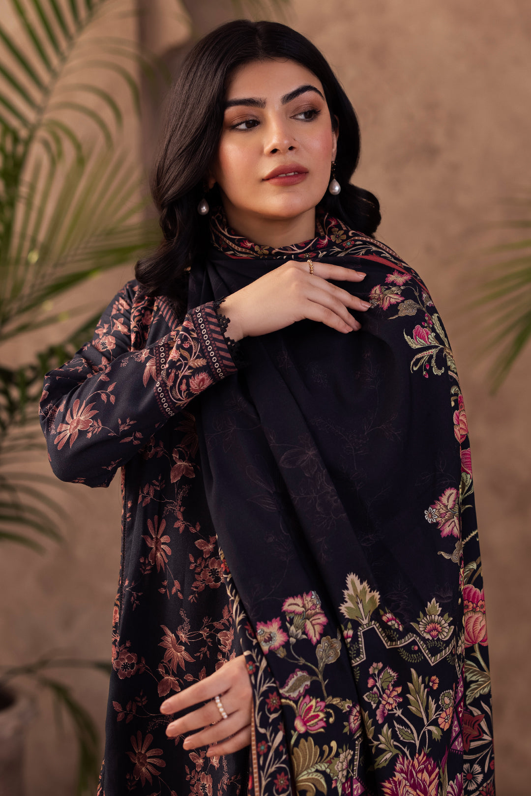 Zellbury | Unstitched 3 Piece Viscose | Shirt Shalwar Dupatta - 0200 - House Of Zarish