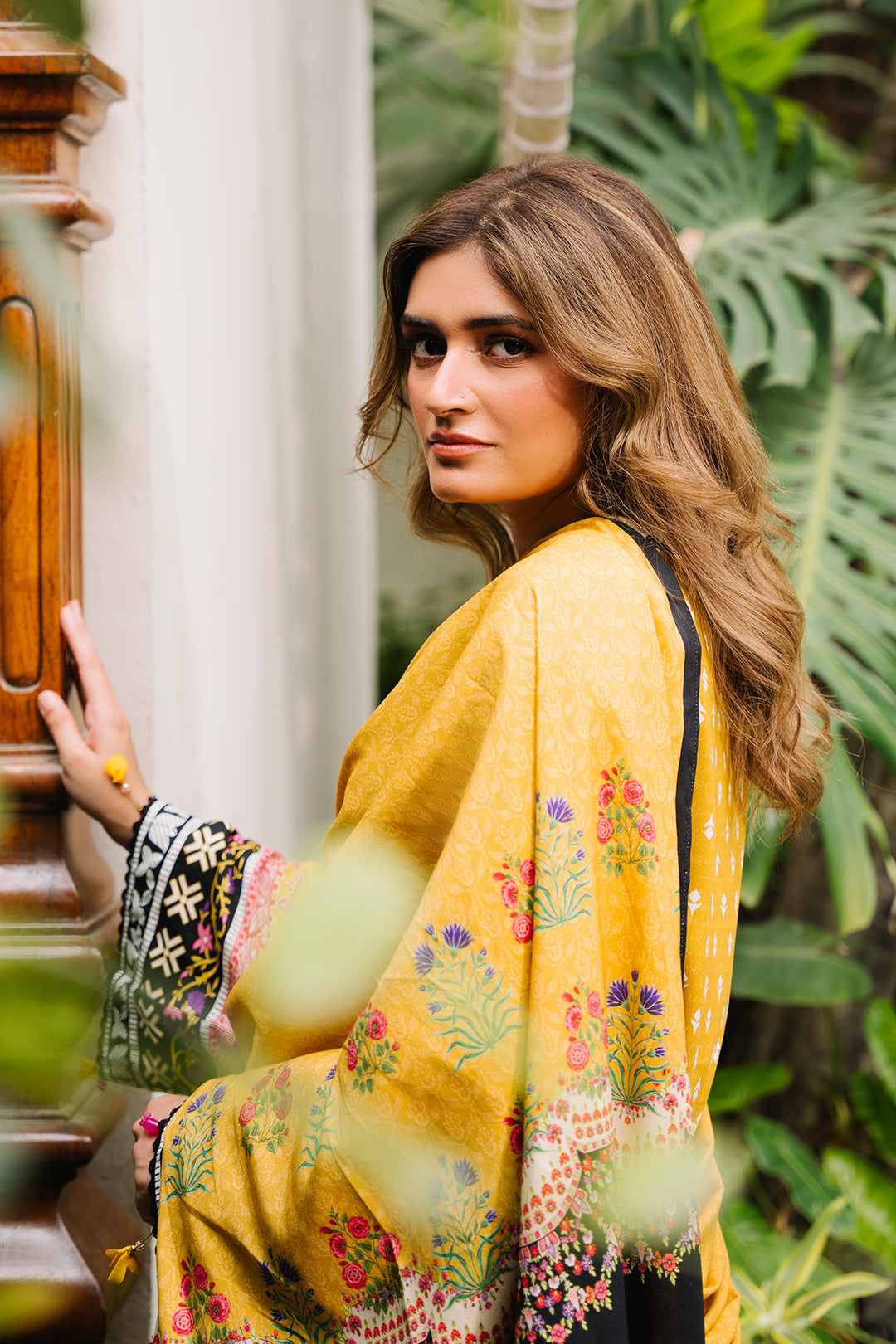 Zellbury | Unstitched 3 Piece Viscose | Shirt Shalwar Dupatta - 0205 - House Of Zarish
