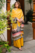 Zellbury | Unstitched 3 Piece Viscose | Shirt Shalwar Dupatta - 0205 - House Of Zarish
