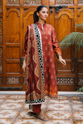 Zellbury | Unstitched 3 Piece Viscose | Shirt Shalwar Dupatta - 0208 - House Of Zarish