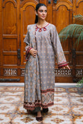 Zellbury | Unstitched 3 Piece Karandi | Shirt Shalwar Dupatta - 0209 - Libasekhas