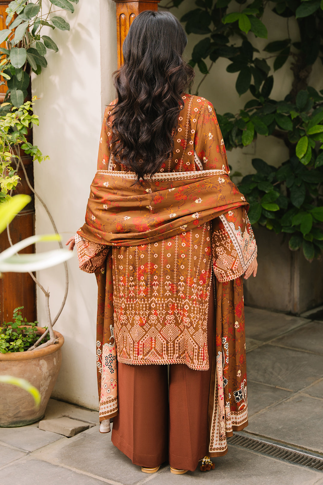 Zellbury | Unstitched 3 Piece Cotail | Shirt Shalwar Dupatta - 0217 - House Of Zarish