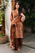 Zellbury | Unstitched 3 Piece Cotail | Shirt Shalwar Dupatta - 0217 - Libasekhas